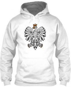 Limited Edition Eagle White Hoodie ZK01