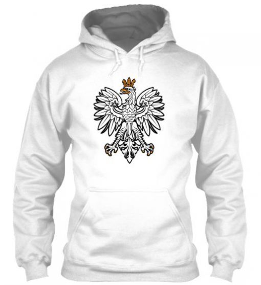 Limited Edition Eagle White Hoodie ZK01