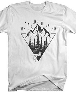 Nature Camping Tree T-shirt AD01
