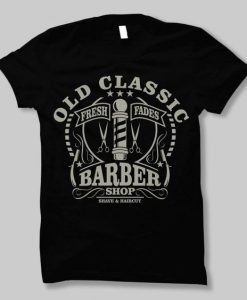 Old Classic BarberShop T-Shirt ZK01
