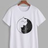 Shein Cats Print T-Shirt ZK01