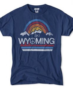 Ski Wyoming T-Shirt ZK01