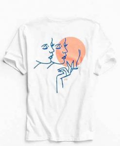 Smoking Girl T-shirt AD01