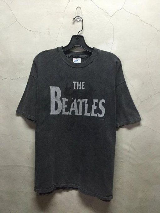 The Beatles Black Tshirt ZK01
