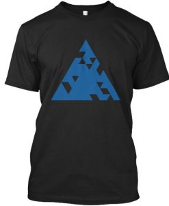 Triangle Black T-Shirt ZK01