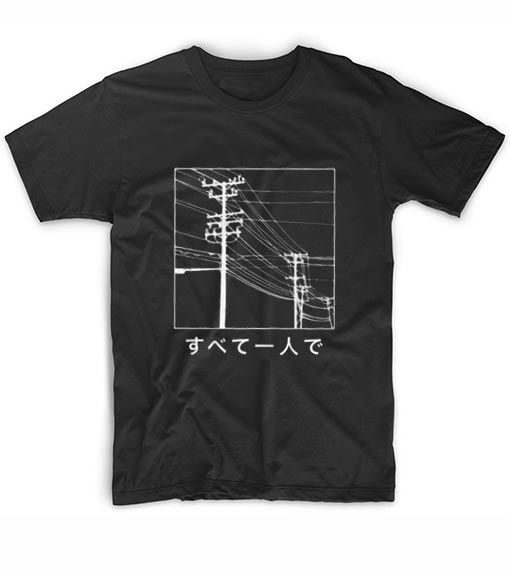 All Alone Japanese T-shirt EC01