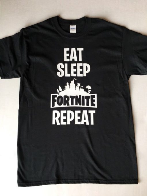 Eat Sleep Fortnite Repeat T-Shirt ZK01