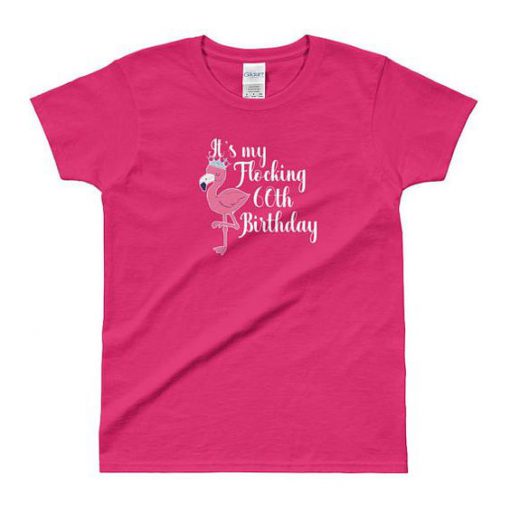 Flamingo 60th Birthday Ladies' T-shirt EC01