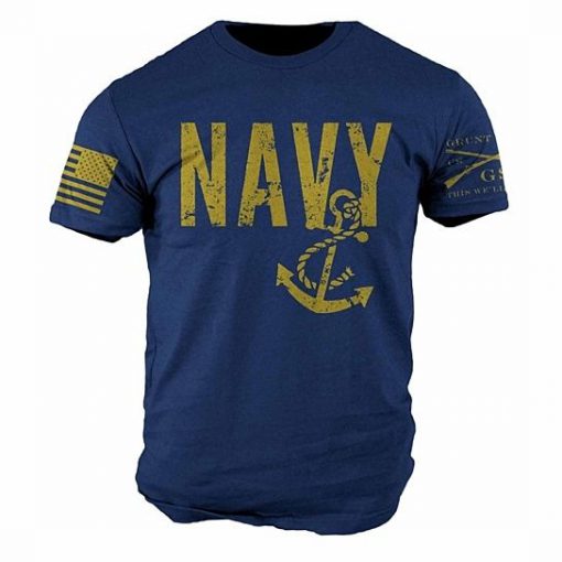 Grunt Style Navy T-Shirt ZK01