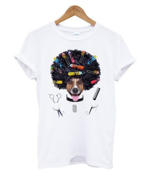 Hair Stylish Dog T Shirt EC01