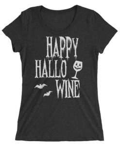 Happy Hallo Wine T-shirt ZK01