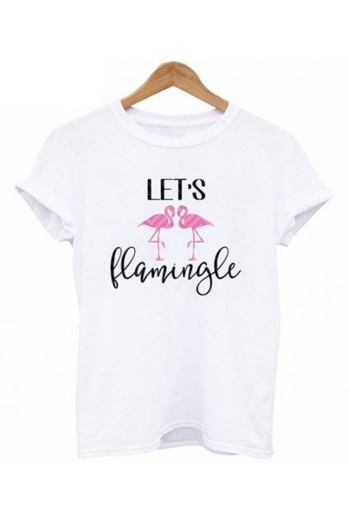 Let's Flamingle summer t-shirt EC01