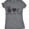 Peace Love Tacos Women's Tshirt EC01