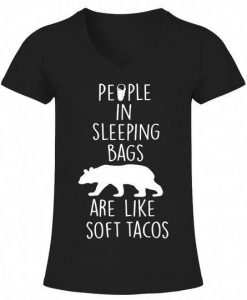 People In Sleeping Bag T-shirt ZK01