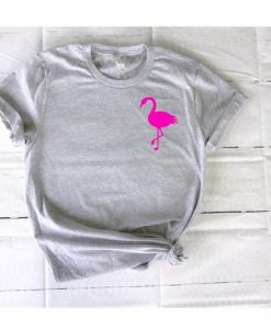 Pink Flamingo tshirt EC01