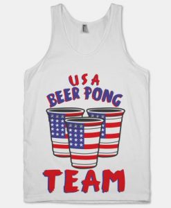 USA Beer Pong Tanktop ZK01