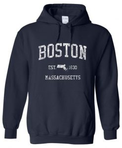 Vintage Boston hoodie EC01
