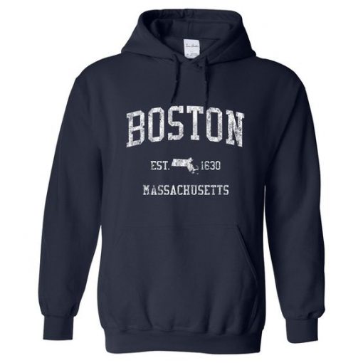 Vintage Boston hoodie EC01