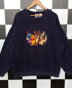 Vintage Winnie The Pooh And Friends Sweatshirt AD01