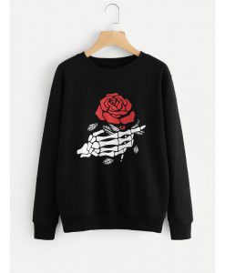 Bone and Rose Sweatshirt GT01
