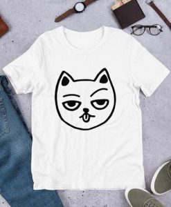 Cat Big Face T-Shirt SN01