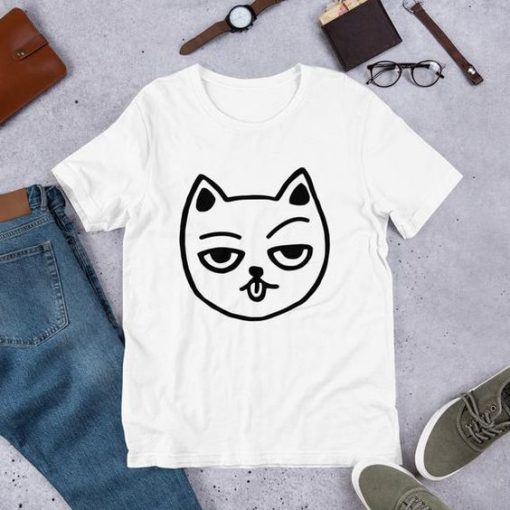 Cat Big Face T-Shirt SN01