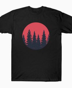 Forest at sunset T-Shirt EC01