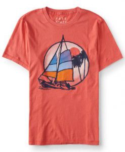 Free State Sailboat Graphic Tshirt EC01