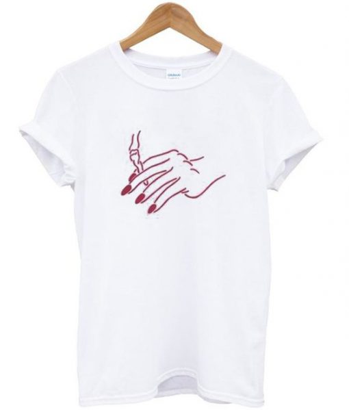 Hand With Smoke T-Shirt SN01
