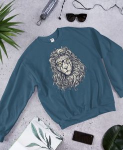 Hipster Lion Sweatshirt SN01