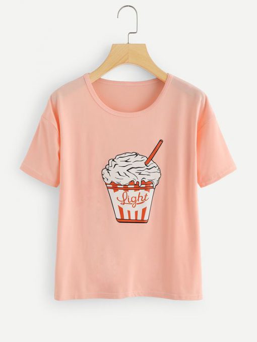 Ice Cream Print T-Shirt SN01