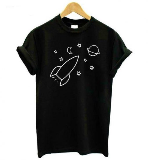 Little Space Rocket T-Shirt ZK01