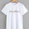 Monday Print Tee Shirt ZK01