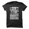 Random Gravity Checks Tshirt EC01