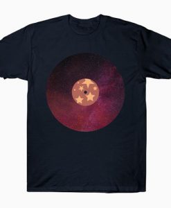 Red galaxy vinyl record T-Shirt EC01