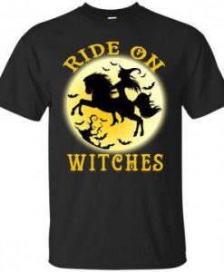 Ride On Witches Halloween T-Shirt SR01