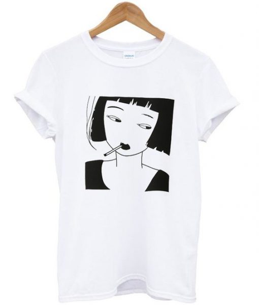 Smoking Girls T-Shirt SN01