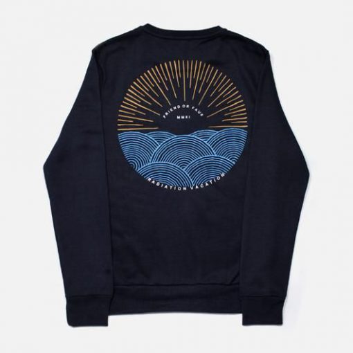Sunset Navy Sweatshirt EC01