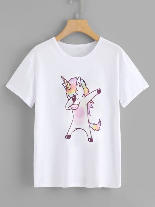 Unicorn Cartoon T-Shirt AD01