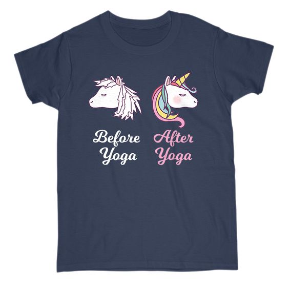 Before and After Yoga T-Shirt SR01