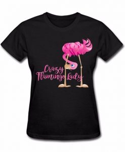 Crazy Flamingo T Shirt SR01