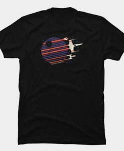 Death Star Battle T Shirt EC01