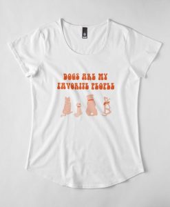 Dogs Are My Favorite People T-Shirt AD01