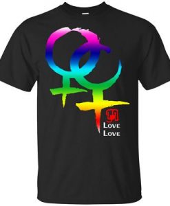 Double Female LGBT T-Shirt EL01