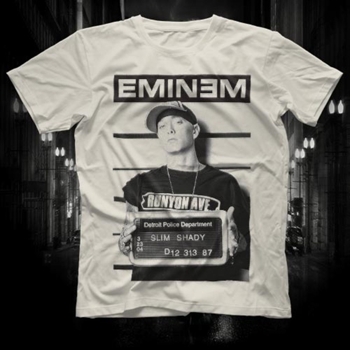 Eminem Beyaz T-Shirt GT01