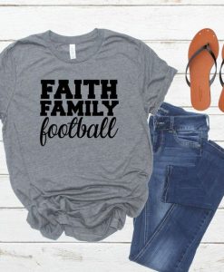 Faith Family Football T-Shirt SR01