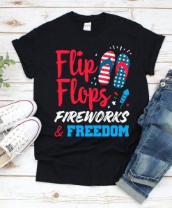 Fireworks Flip Flops T-Shirt SR01