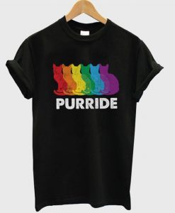 Gay Pride Cat T-Shirt EL01