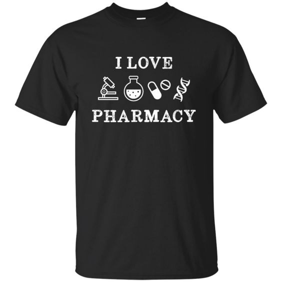 I love Pharmacy Vintage T-shirt ZK01