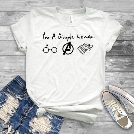 I'm A Simple Woman T-Shirt EL01